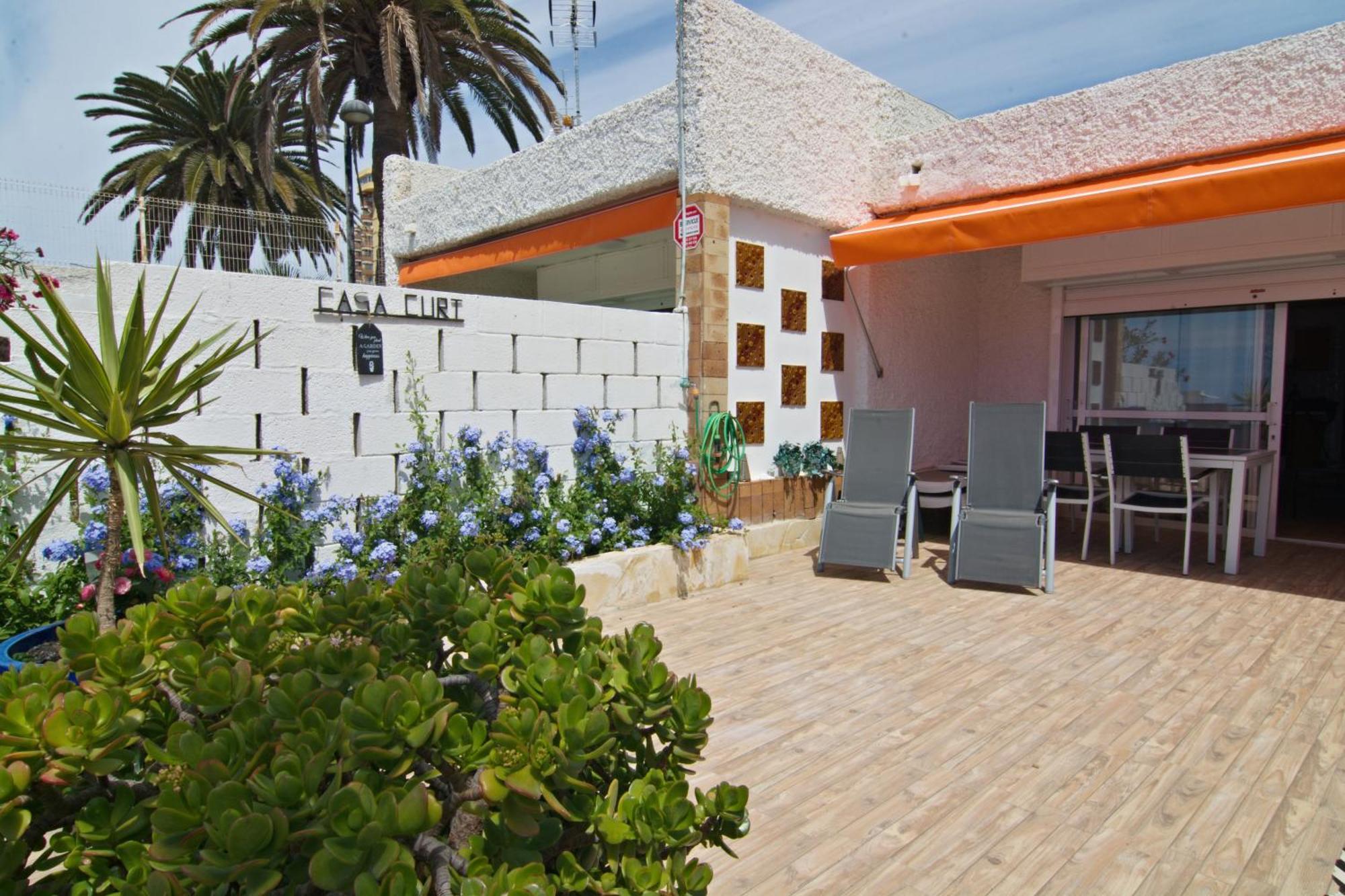 Вилла Casa Curt, Vista Mar Y Playa Арона Экстерьер фото