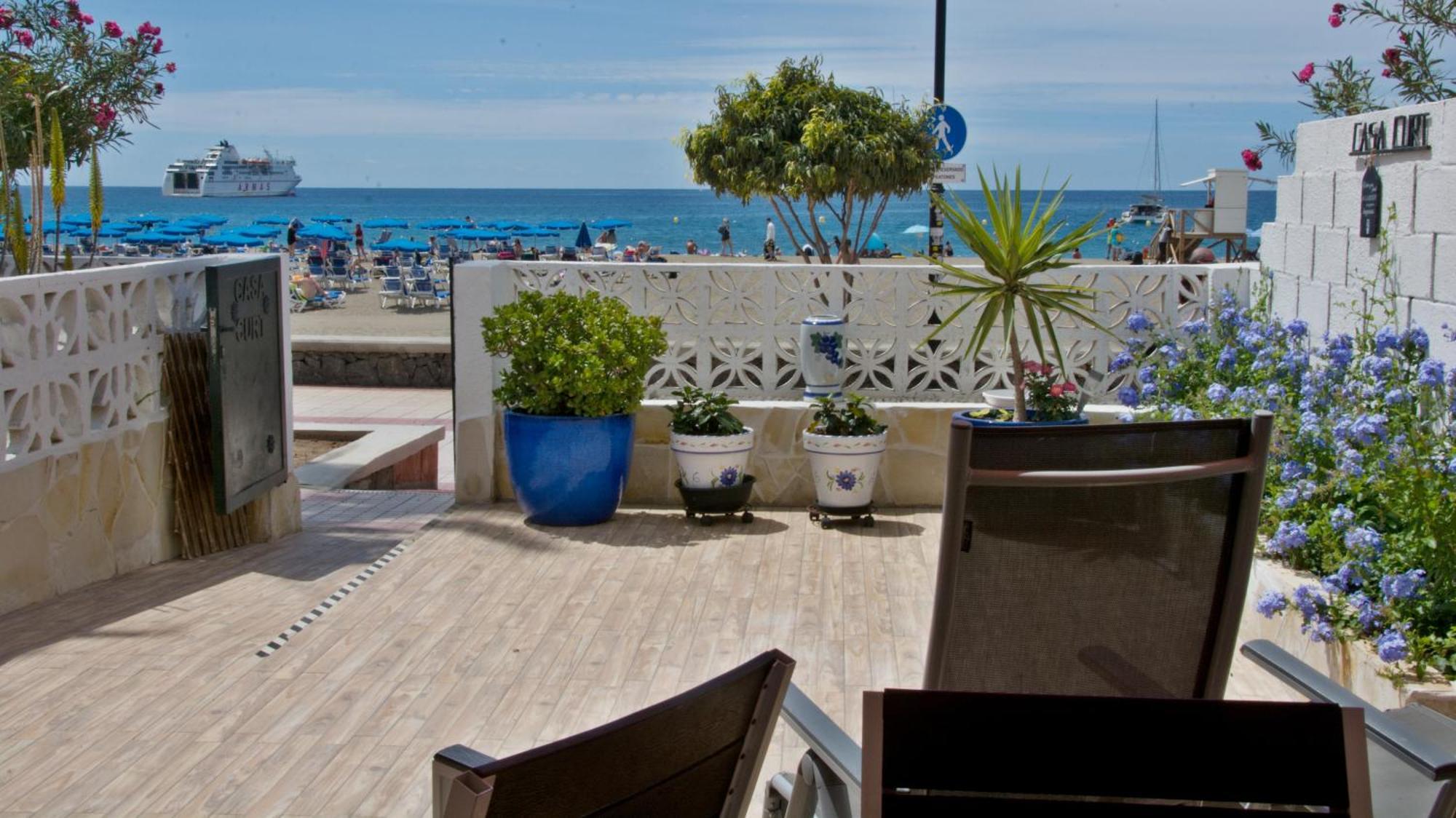 Вилла Casa Curt, Vista Mar Y Playa Арона Экстерьер фото